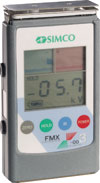 Handheld static field meter.